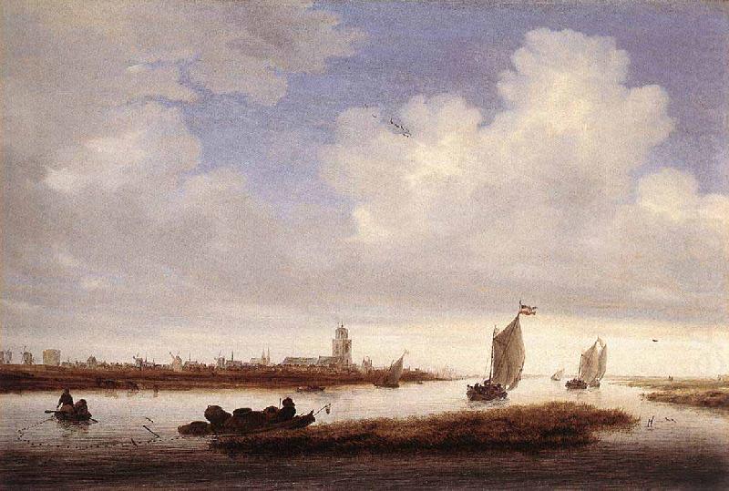 Salomon van Ruysdael View of Deventer Seen from the North West oil painting picture